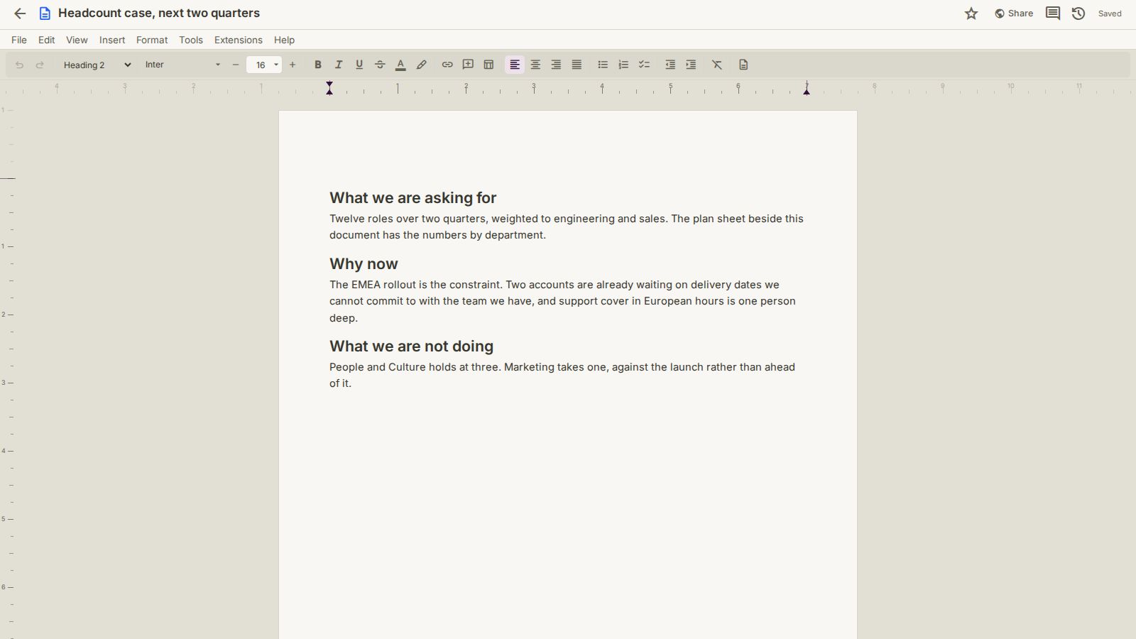 Write together in real time
